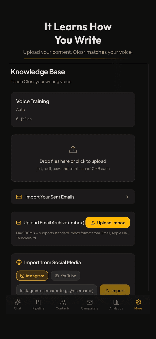 Closr mobile screen 4