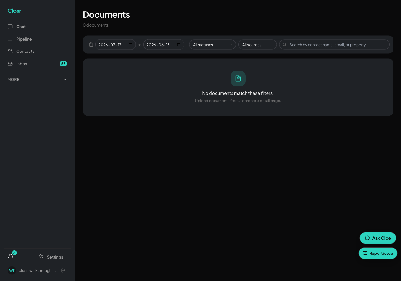 Logging deals from PDFs